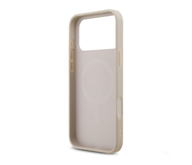 GUESS Leather 4G Triangle Strass MagSafe do iPhone 17 Pro Max - 1365564 - zdjęcie 3